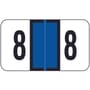 Safeguard SGNM Compatible Numeric "8" Labels, Laminated Stock, 15/16" X 1-5/8" Individual Numbers - Roll of 500