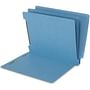 SJ Paper Six-Section End-Tab Classification Folders, Pressboard, Letter, Blue, 25/Box
