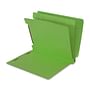SJ Paper Classification Folders, End-Tab, 1" Expansion, Letter, Green, 25/Box