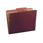 SJ Paper Classification Folder with 2 Pockets and 2 Dividers, Letter, 25 pt, 15/Box