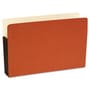 SJ Paper Standard File Pocket, 3-1/2" Expansion, Legal, Red, 25/Box