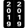 Smead Compatible "2019" Yearband Labels, Laminated Stock 1-1/2" x 2" - 500 per Roll