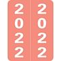 Smead Compatible "2022" Yearband Labels, Laminated Stock 1-1/2" x 2" - 500 per Roll