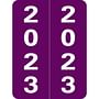Smead Compatible "2023" Yearband Labels, Laminated Stock 1-1/2" x 2" - 500 per Roll