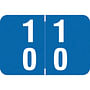 Smead DDS Compatible Double Digit "10" Numeric Labels, Laminated Stock, 1-1/2" x 1" Individual Numbers - Roll of 500