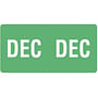 Smead ETS Compatible "Dec" Month Labels, Laminated Stock,1/2" x 1", Individual Months - Pack of 250
