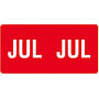 Smead ETS Compatible "Jul" Month Labels, Laminated Stock,1/2" x 1", Individual Months - Pack of 250