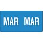 Smead ETS Compatible "Mar" Month Labels, Laminated Stock,1/2" x 1", Individual Months - Pack of 250
