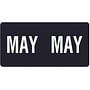 Smead ETS Compatible "May" Month Labels, Laminated Stock,1/2" x 1", Individual Months - Pack of 250