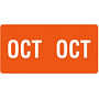 Smead ETS Compatible "Oct" Month Labels, Laminated Stock,1/2" x 1", Individual Months - Pack of 250
