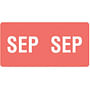 Smead ETS Compatible "Sep" Month Labels, Laminated Stock,1/2" x 1", Individual Months - Pack of 250