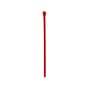 8 1/4" Jumbo Spoon Straw Unwrapped, Red (400 per Box, 25 Boxes per Case)