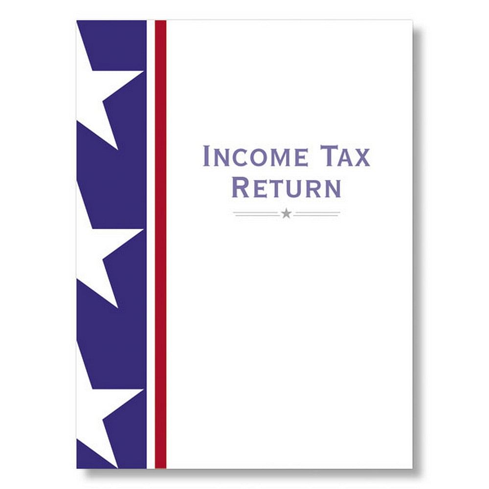 Stars and Stripes Income Tax Return Folder, Pack of 50