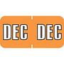 Sycom SYET Compatible "Dec" Month Labels, Laminated Stock,1-1/2" x 3/4", Individual Months - Pack of 252