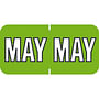 Sycom SYET Compatible "May" Month Labels, Laminated Stock,1-1/2" x 3/4", Individual Months - Pack of 252