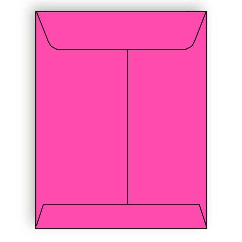 Open End Catalog Envelopes, 9" x 12", 28, Brightly Colored Royal