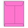 Open End Catalog Envelopes, 9" x 12", 28#, Brightly Colored Pink, Acid Free, Center Seam (Box of 500)