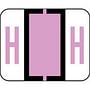 Smead Compatible "H" Labels, Polylaminated Stock, 1" X 1-1/4" Individual Letters - Roll of 500