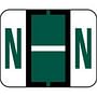 Smead Compatible "N" Labels, Polylaminated Stock, 1" X 1-1/4" Individual Letters - Roll of 500