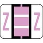 Smead Compatible "Z" Labels, Polylaminated Stock, 1" X 1-1/4" Individual Letters - Roll of 500