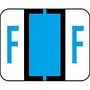 Smead Compatible "F" Labels, Polylaminated Stock, 1" X 1-1/4" Individual Letters - Pack of 120