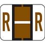 Smead Compatible "R" Labels, Polylaminated Stock, 1" X 1-1/4" Individual Letters - Pack of 120