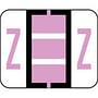 Smead Compatible "Z" Labels, Polylaminated Stock, 1" X 1-1/4" Individual Letters - Pack of 120