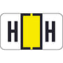Traco Compatible "H" Labels, Polylaminated Stock, 15/16 " X 1-5/8" Individual Letters - Roll of 500
