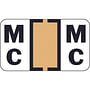 Traco Compatible "Mc" Labels, Polylaminated Stock, 15/16 " X 1-5/8" Individual Letters - Roll of 500