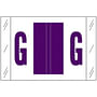 Tabbies Compatible "G" Labels, Polylaminated 100# Stock, 1 " X 1-1/2" Individual Letters - Roll of 500