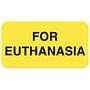 For Euthanasia Labels - 1-5/8\