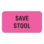 Save Stool 1-5/8" x 7/8" Fl-Pink Label (Roll of 560)