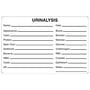 Urinalysis Listing Options 4" x 2-5/8" White Label (Roll of 240)