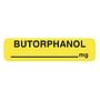 Butorphanol - mg 1-1/4" x 5/16" Yellow Label (Roll of 760)