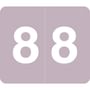 Barkley VA Hospital Compatible Numeric "8" Labels, Laminated Stock, 1/2" X 1" Individual Numbers - Roll of 1000
