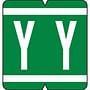 VRE/GBS Compatible "Y" Labels, Polylaminated Stock, 1.3 " X 1-1/4" Individual Letters - 200 Per Pack