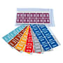 VRE/GBS Compatible "A-Z, plus Mc" Labels, Polylaminated Stock, 1.3 " X 1-1/4" Complete Set - 5,400 labels