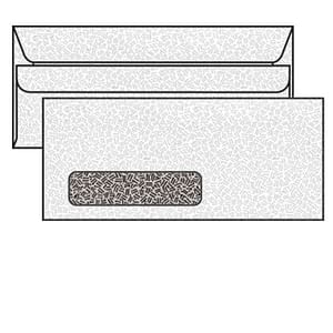 #10 Digi-Clear Window Envelopes, 4-1/8 x 9-1/2, 24#, Pastel, A-Style  Window, Vellum Finish (Box of 500)