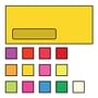 #10 Poly Window Business Envelopes, 4-1/8" x 9-1/2", 24#, Recycled, Brightly, Acid Free, Diagonal Seam (Box of 500)