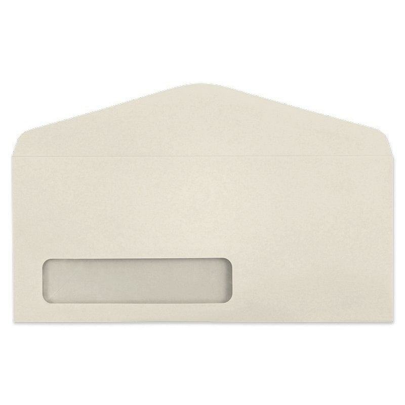 #10 Digi-Clear Window Envelopes, 4-1/8 x 9-1/2, 24#, Pastel, A-Style  Window, Vellum Finish (Box of 500)
