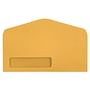 #10 Digi-Clear Window Envelopes, 4-1/8" x 9-1/2", 24#, Pastel, Goldenrod, A-Style Window, Vellum Finish (Box of 500)