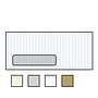 #10 Poly Window Business Envelopes, 4-1/8" x 9-1/2", 24#, Grooved Finish, White (Box of 500)