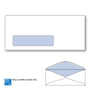 #9 Commercial Window Envelopes with Blue Confetti Tint, Side Seam, White Wove, 24lb. 3-7/8\