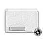 Digi-Clear Window Black Confetti Tint, 6" x 9", 24#,  White (92% Brightness), Side Seams, Laser Compatible (Box of 500)