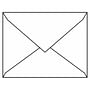 #6 Baronial Envelopes, 4-3/4" x 6-1/2", 24#, Bright White (96% Brightness), Diagonal Seams, Pointed Flaps (Box of 500)