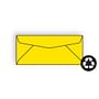 #6-3/4 Regular Envelopes, 3-5/8" x 6-1/2", 24#, Recycled, Brightly Colored Yellow, Acid Free, No Window (Box of 500)