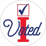 Patriotic Stickers, ‘I Voted’ Stickers, Voting Stickers