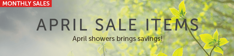 April Sale Items